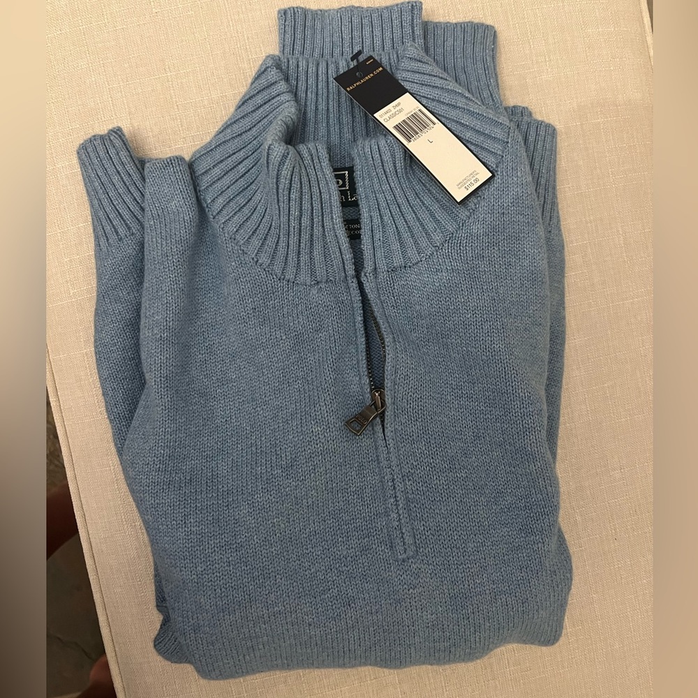 Ralph Lauren quarter zip sweater